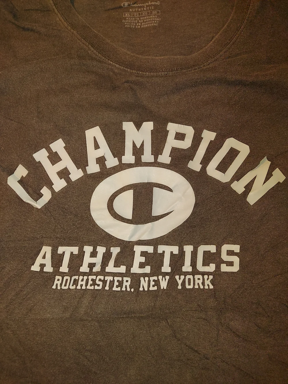 Champion Athletics Rochester New York Collegiate Graphic T-Shirt XL - Picture 4 of 8